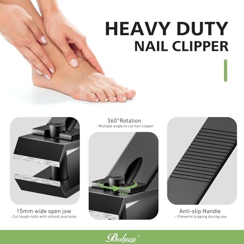 Heavy Duty Stainless Steel Nail Clippers for Thick Nails - Image 3