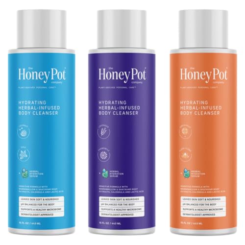 Honey Pot Body Cleanser Variety Pack: Coconut, Lavender, Grapefruit