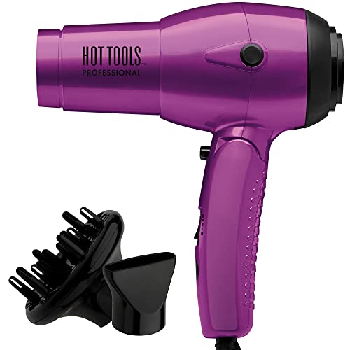 Hot Tools 1875W Ionic Compact Travel Hair Dryer