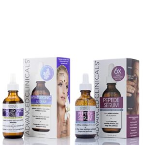 Hyaluronic Acid & Peptide Serum Bundle for Skin Care