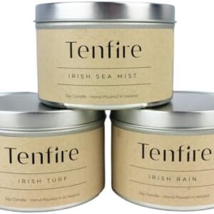 Irish Candle Gift Set ? 3 Scents, 120+ Hr Burn