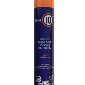 It?s a 10 Miracle Super Hold Hair Spray with Keratin, 10oz
