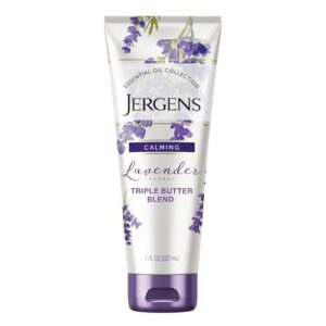 Jergens Lavender Body Butter Lotion, 7 Fl Oz, Essential Oils