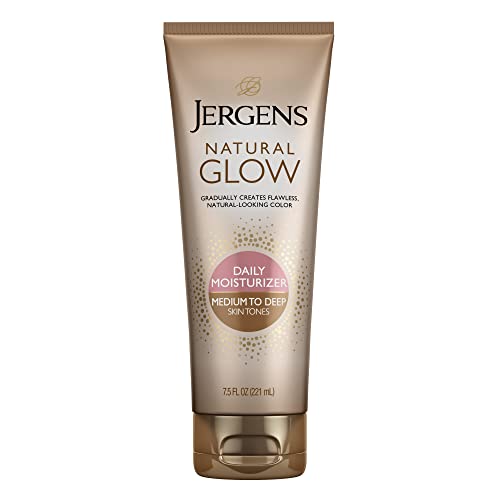 Jergens Natural Glow Medium to Deep Self Tanner Lotion 7.5 oz Hydrating Formula