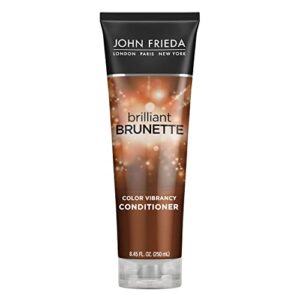 John Frieda Brilliant Brunette Color Protecting Conditioner, 8.45 oz