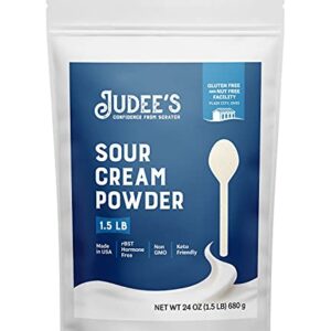 Judee?s 24 oz Sour Cream Powder ? Non-GMO, Keto-Friendly