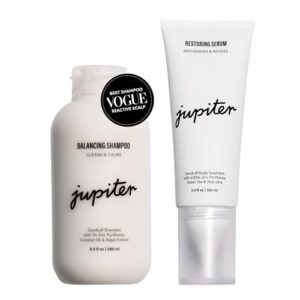 Jupiter Anti-Dandruff Shampoo & Serum, Sulfate-Free, Vegan