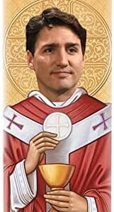 Justin Canada Prime Minister Prayer Candle ? 8 inch Votive