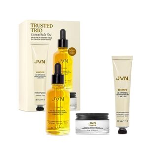 JVN Travel Trio: Air Dry Cream, Scalp Oil, Heat Protectant