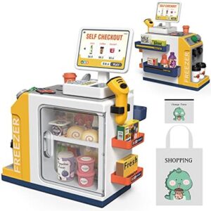 Kids Cash Register Playset ? 48PCS Money & Accessories