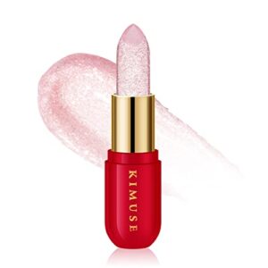 KIMUSE pH Activated Color Changing Lip Balm Moisturizing Hydrating Cherry Scent