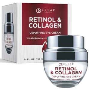 Korean Retinol and Collagen Eye Cream for Dark Circles 30ml Anti-Aging Treatment