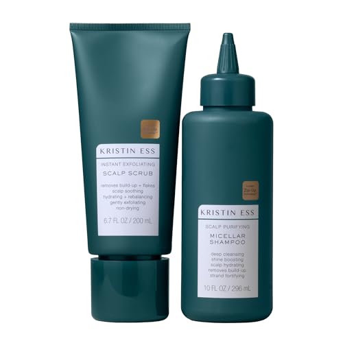 Kristin Ess Vegan Scalp Treatment Set for Dandruff & Detox