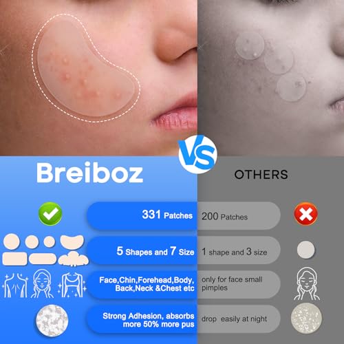 Large Hydrocolloid Pimple Patches with Tea Tree & Salicylic Acid - Image 4