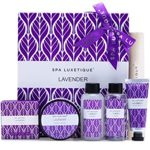 Lavender Spa Set for Women ? Bath & Body Gift Kit