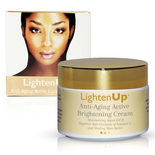 LightenUp Anti-Aging Skin Brightening Cream with Argan & Shea