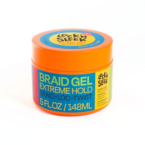 LOCK?N SLEEK Extreme Hold Braiding Gel, 5 oz