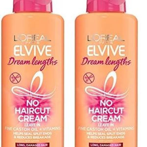 L?Oreal Elvive Dream Lengths Frizz Killer Serum, 3.4 oz, 2-Pack