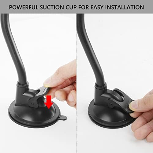 LUEXBOX 360 Adjustable Hair Dryer Holder with Strong Suction Cup for Secure Bathroom Mount - Image 4