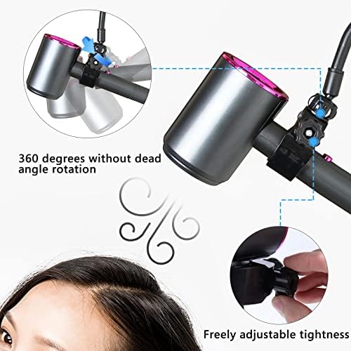 LUEXBOX 360 Adjustable Hair Dryer Holder with Strong Suction Cup for Secure Bathroom Mount - Image 3