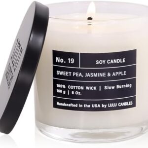 Lulu Candles 6 Oz Soy Candle Sweet Pea Jasmine Apple