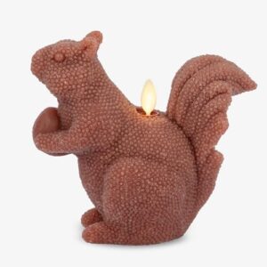 Luminara Squirrel Figural Flameless Candle ? 6? x 5.6?