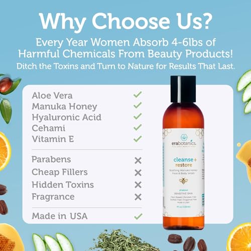 Manuka Honey Face Wash ? Moisturizing Cleanser with Aloe Vera - Image 4
