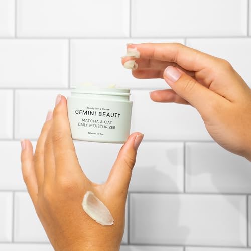 Matcha Oat Green Tea Face Moisturizer 1.7 Fl Oz for Hydrated Nourished Skin - Image 8
