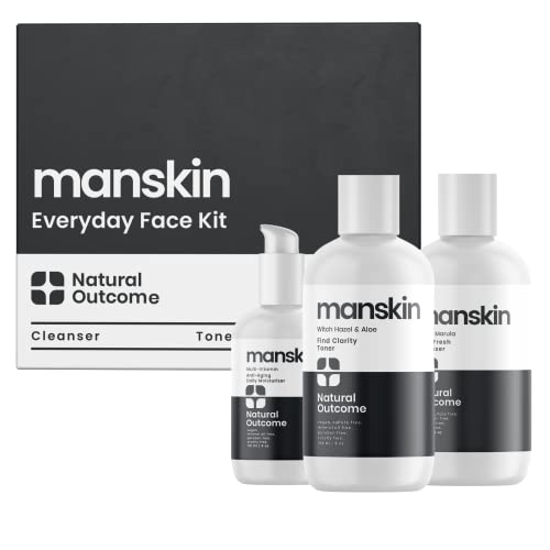 Men?s Anti-Aging 3-Step Skin Care Kit: Cleanser, Toner, Moisturizer