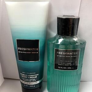 Men?s Freshwater 2-in-1 Wash & Body Cream Set