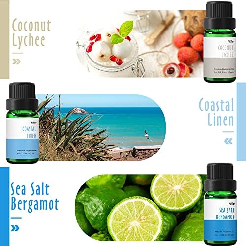 MitFlor Beach Fragrance Oils Set, 6x10ml for Diffuser & Candles - Image 2