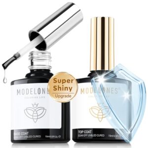 Modelones 15ml Super Shiny Gel Base & Top Coat