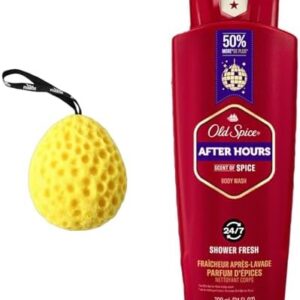Moofin Yellow Bath Sponge & Men?s Body Wash Bundle