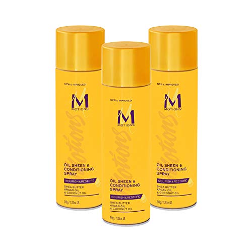 Motions Nourish & Restore Oil Sheen Spray, 3 Pack