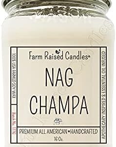 Nag Champa Soy Candle ? 16 oz, 80+ Hour Burn