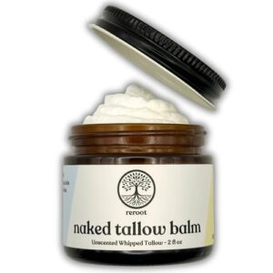 Naked Tallow Balm | 100% Grass Fed | Unscented (2oz)