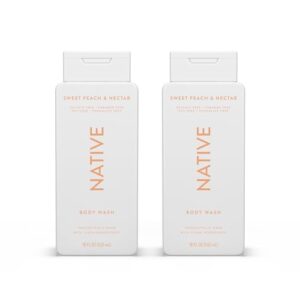 Native Body Wash, Sweet Peach & Nectar, 18 oz ? 2 Pk