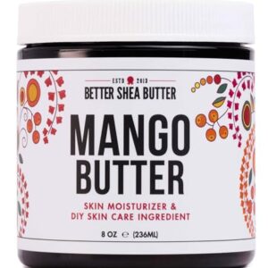 Natural Mango Butter for Skin & Hair ? 8 oz Jar
