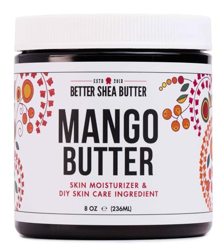 Natural Mango Butter for Skin & Hair ? 8 oz Jar