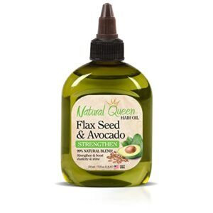 Natural Queen Flax Seed & Avocado Hair Oil 7.1 oz