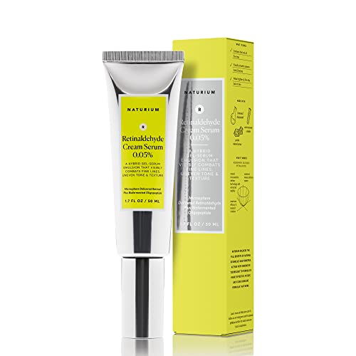 Naturium 0.05% Retinaldehyde Anti-Aging Cream Serum, 1.7 oz