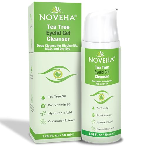 NOVEHA Eyelid Gel Cleanser for Blepharitis & Dry Eye