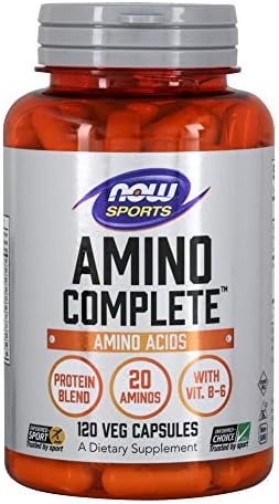 NOW Amino Complete with Vitamin B-6, 120 Tablets