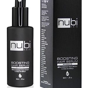 Nubi Marula Anti-Frizz Serum with Vitamin E & Aloe, 2 oz