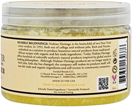 Nubian Heritage Raw Shea Scrub Bath - Image 4