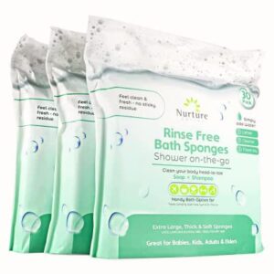 Nurture Valley Large Disposable Bath Wipes for Adults