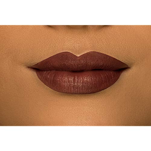 NYX Liquid Suede Lipstick ? Vintage Plum Mauve Undertone - Image 6