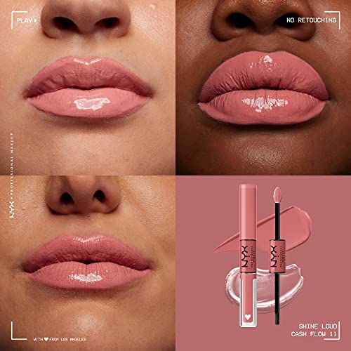 NYX Shine Loud Liquid Lipstick & Gloss ? Cash Flow - Image 3