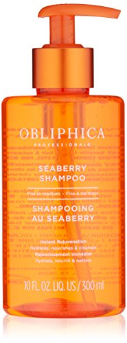Obliphica Seaberry Shampoo for Fine to Medium Hair, 10 Fl Oz