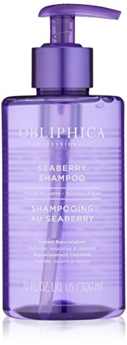 Obliphica Seaberry Shampoo for Medium/Coarse Hair, 10 Fl Oz
